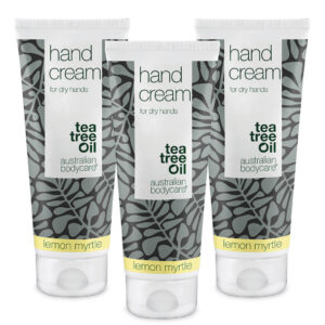 3x Håndcreme med Lemon til tørre hænder â Daglig behandling af tør, revnet og kløende hud på hænderne